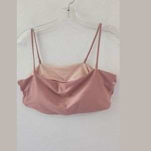 Madewell NWT Second Wave Spaghetti Straps Bandeau Bikini Top